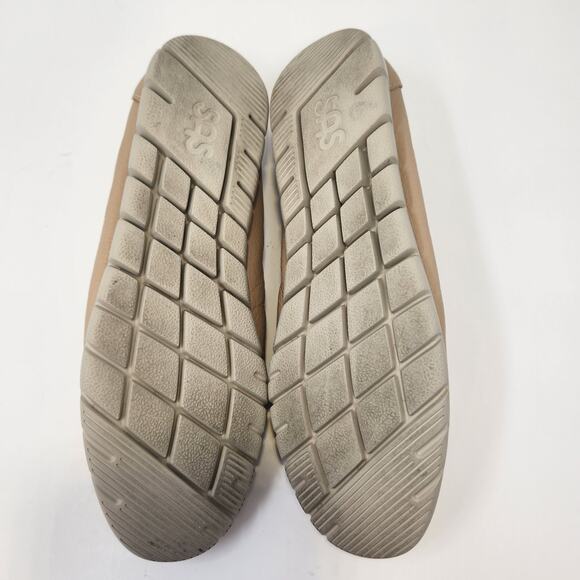 SAS Sunny Slip On Latte Brown Leather Loafer Women Size 9.5 N Comfort Shoes - Picture 8 of 8